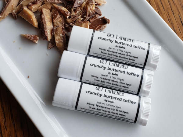 Crunchy Buttered Toffee Lip Balm