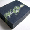 Black charcoal soap with french green clay and white kaolin clay