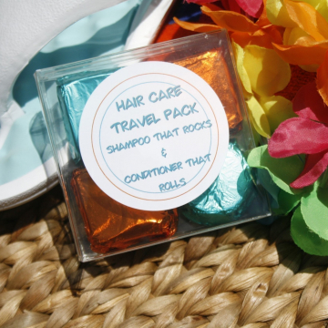 Solid Hair Care Bars Travel Pack