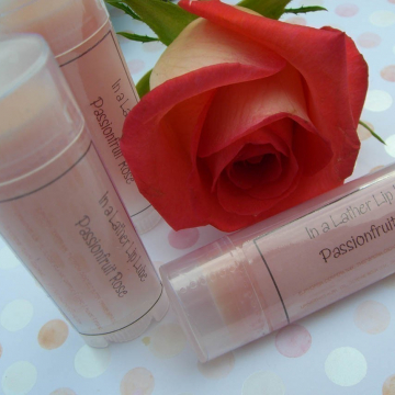 Passionfruit Rose Handmade Vegan Lip Balm